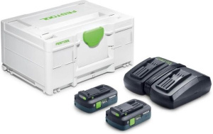 Набор аккумуляторов и зарядного устройства Festool SYS 18V 2xTBX4/TCL6 DUO 578819