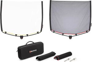 Комплект отражателей Manfrotto Rapid 60x90cm LL LR1912, белый, чёрный