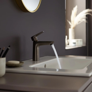 Смеситель для раковины Hansgrohe Talis 110 Черный матовый хром 71710340