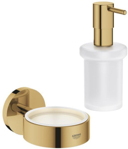 Дозатор для мыла Grohe Essentials 40369GL1+40394GL1