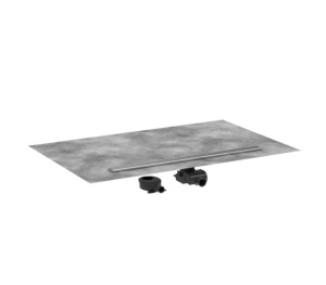 Душевой слив для стандартного/неглубокого монтажа Hansgrohe RainDrain Allround 1000 56189800, шлифованная нержавеющая сталь