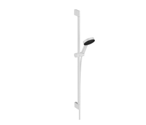 Душевой комплект с стержнем 90см Hansgrohe Pulsify Select 105 3jet 24170700, белый матовый