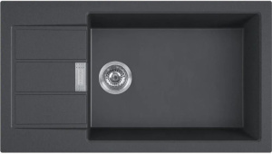 Кухонная раковина Franke Sirius S2D Slim 611-78 XL 143.0618.646, черный