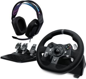Комплект игровой руль Logitech G920 и гарнитура G335 991-000551