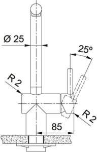 Кухонный кран Franke Atlas Neo 115.0628.204, медный