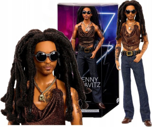 Коллекционная кукла Barbie Signature Kenbassadors Ленни Кравиц JBJ43