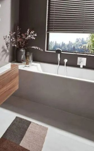Смеситель для ванны Hansgrohe Vivenis белый матовый 75415700