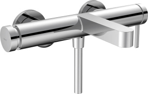 Смеситель для ванны Hansgrohe Finoris 76420340, шлифованный черный хром
