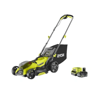 Аккумуляторная газонокосилка RYOBI ONE+ с АКБ и ЗУ