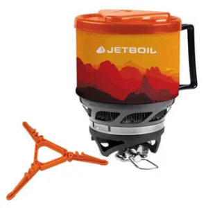 Туристическая плита Jetboil Minimo Sunset, красный, чёрный, оранжевый