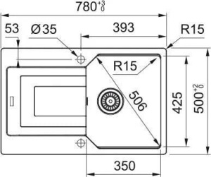 Кухонная раковина Franke Urban UBG 611-78 114.0687.271, капучино