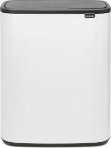 Мусорное ведро Brabantia Bo Touch Bin 221408 2×30л, белое