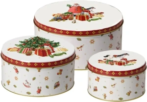 Набор банок для печенья Villeroy & Boch Winter Collage Accessories 3 предмета 35-9391-0089