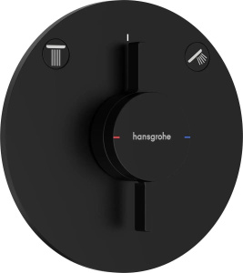 Смеситель для душа Hansgrohe Duoturn S 75418670, матовый черный