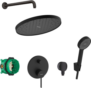 Душевой комплект Hansgrohe Zesis S Activera S 240 88002342, матовый черный