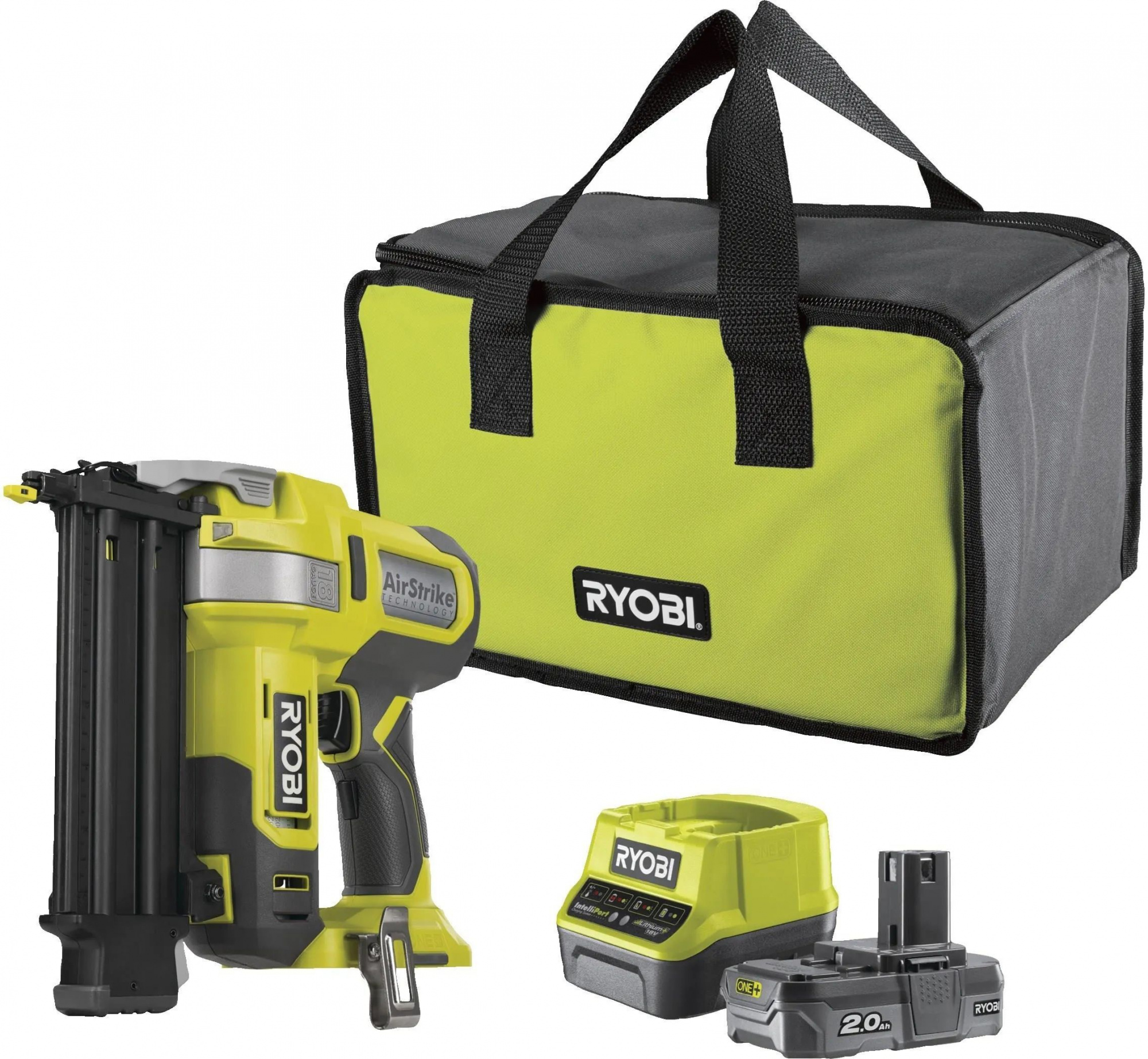 Гвоздезабиватель RYOBI R18GN18-120S с АКБ и ЗУ