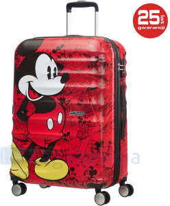 Чемодан American Tourister Mickey Comics M, красный