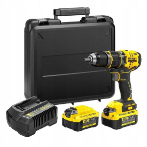 Аккумуляторная ударная дрель-шуруповерт STANLEY SFMCD721M2K-QW 80Nm 2x4Ah