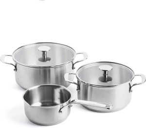 Набор стальных кастрюль KitchenAid 5 шт.