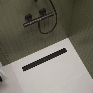 Линейный слив Hansgrohe Raindrain Go 56272670 черный