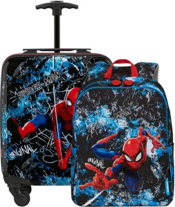 Samsonite Набор чемодан и рюкзак Spiderman Mysterie