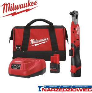 Аккумуляторная трещотка Milwaukee M12 FIR12G2-252B 4933498940 2х2,5 Ач в сумке с АКБ и ЗУ