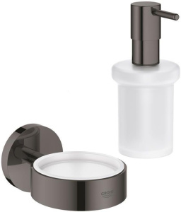 Дозатор для мыла Grohe Essentials 40369A01+40394A01