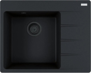 Кухонная раковина Franke Centro CNG 611-62 TL 114.0693.567, правый слив черный матовый / черный слив