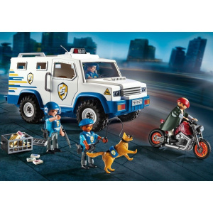 Игровой набор Playmobil 9371 City Action Полицейская машина для перевоза денег