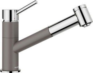 Кухонный смеситель Blanco Kano-S Vario 527967, вулканический серый