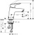 Смеситель для раковины Hansgrohe Logis 70 71074000, хром