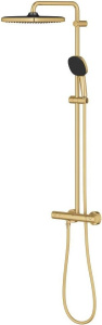 Душевая стойка Grohe Vitalio Comfort 26696GN1, матовое золото