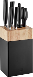 Набор кухонных ножей с подставкой Zwilling Crave 1036182, черный