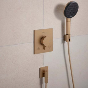 Ручной душ Hansgrohe Raindance Alive Select S 24512140, шлифованная бронза