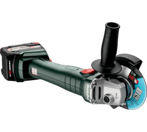 Аккумуляторная угловая шлифовальная машина Metabo W 18 L 9-125 Quick с 3 АКБ в кейсе