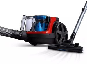 Пылесос Philips PowerPro Compact FC9330/09, красный