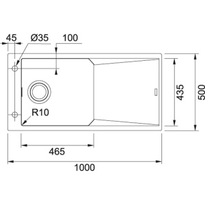 Кухонная раковина Franke FXG 611-78 114.0540.822, графит