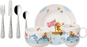 Набор детской посуды Villeroy & Boch Happy as a Bear 7 предметов 14-8664-8435