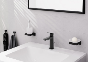 Смеситель для раковины Hansgrohe Logis 71251670, черный матовый