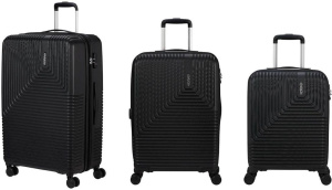 Набор чемоданов American Tourister Niteline, 3 шт., черный