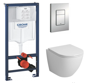 Комплект инсталляции с унитазом Grohe