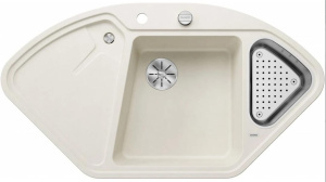 Кухонная мойка Blanco Delta II Silgranit 527055, нежный белый
