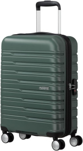 Чемодан American Tourister Flashline 55см, тёмно-зелёный