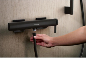 Смеситель для душа Hansgrohe Tecturis E Черный Мат 73620670
