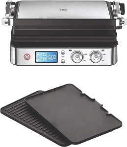 Контакт гриль BRAUN MultiGrill 9 CG9040 серебро-черный