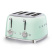 Тостер Smeg TSF03PGEU, пастельный зеленый