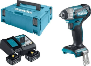 Ударный гайковёрт Makita DTW180RTJ 18V LXT с АКБ 2x5,0 Ah и ЗУ