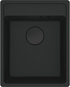 Кухонная раковина Franke Maris MRG 610-37 114.0693.517, матовый черный / черный слив
