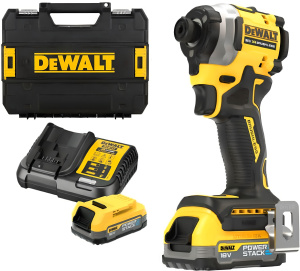 Аккумуляторный ударный винтоверт DeWALT DCF850E2T-QW, с АКБ и ЗУ