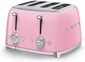 Тостер Smeg TSF03, розовый